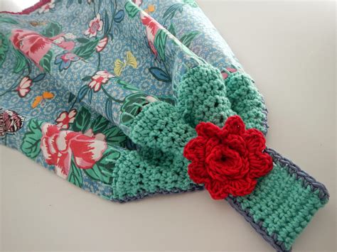  19. . Crochet flower towel topper